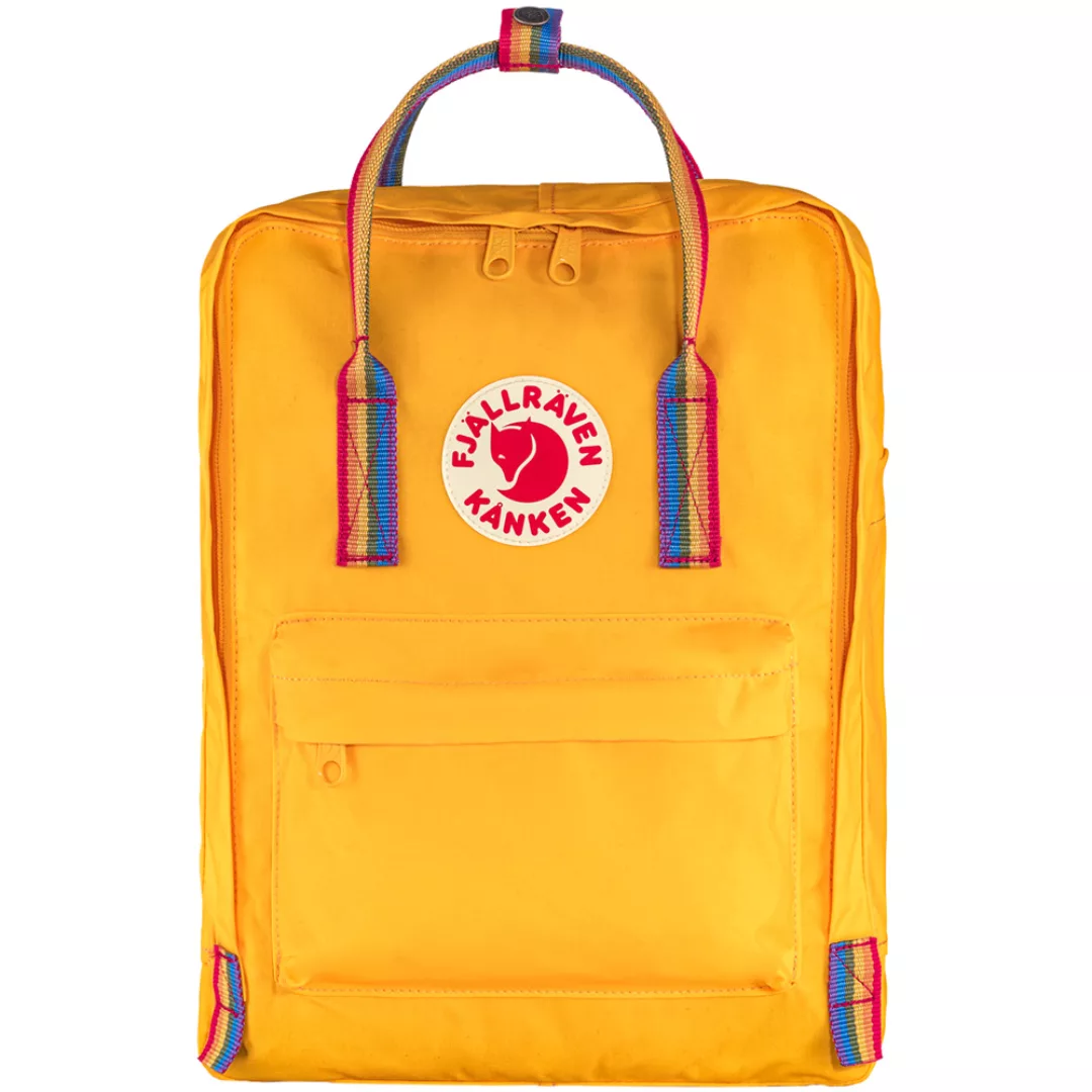 Fjaellraeven Kanken Warm Yellow/Rainbow Pattern günstig online kaufen