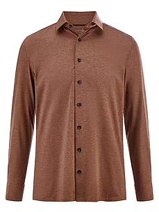 Jersey-Hemd Olymp braun günstig online kaufen