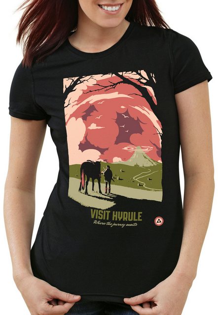 style3 T-Shirt Hyrule Journey epona ocarina link zelda zelda link nintendo günstig online kaufen