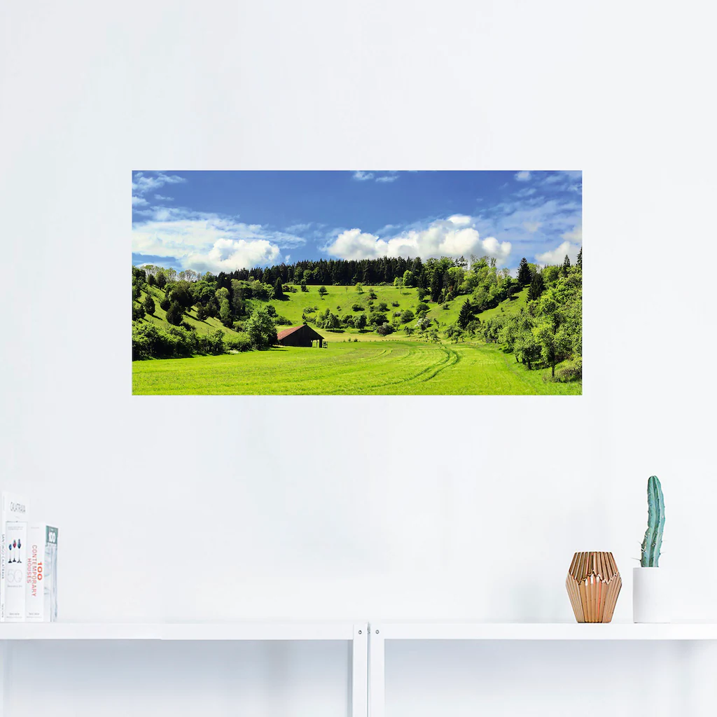 Artland Wandbild "Traumhafte Landschaft im Schwarzwald", Wiesen & Baumbilde günstig online kaufen