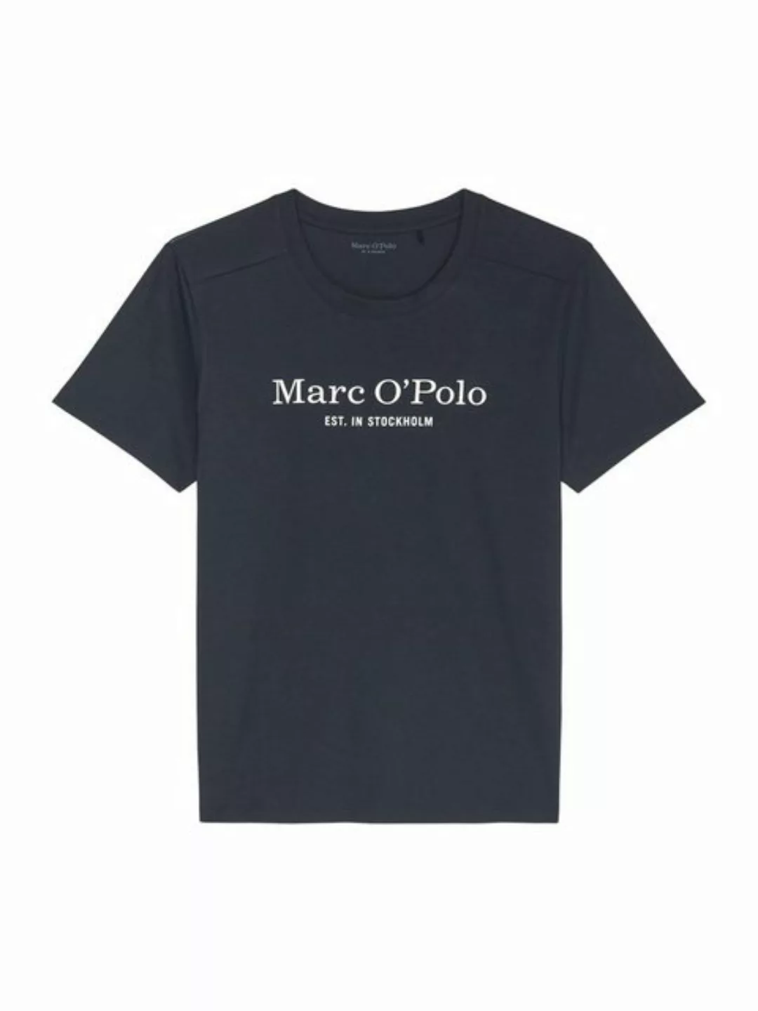 Marc O'Polo T-Shirt mit Logo-Print vorn günstig online kaufen