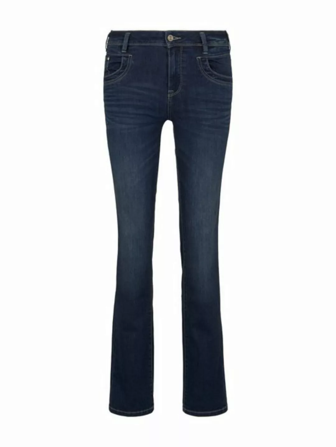 TOM TAILOR 5-Pocket-Jeans Alexa Straight Jeans mit Bio-Baumwolle günstig online kaufen