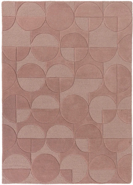 FLAIR RUGS Wollteppich »Gigi«, 8 mm Höhe, aus 100% Wolle, geometrisches Des günstig online kaufen