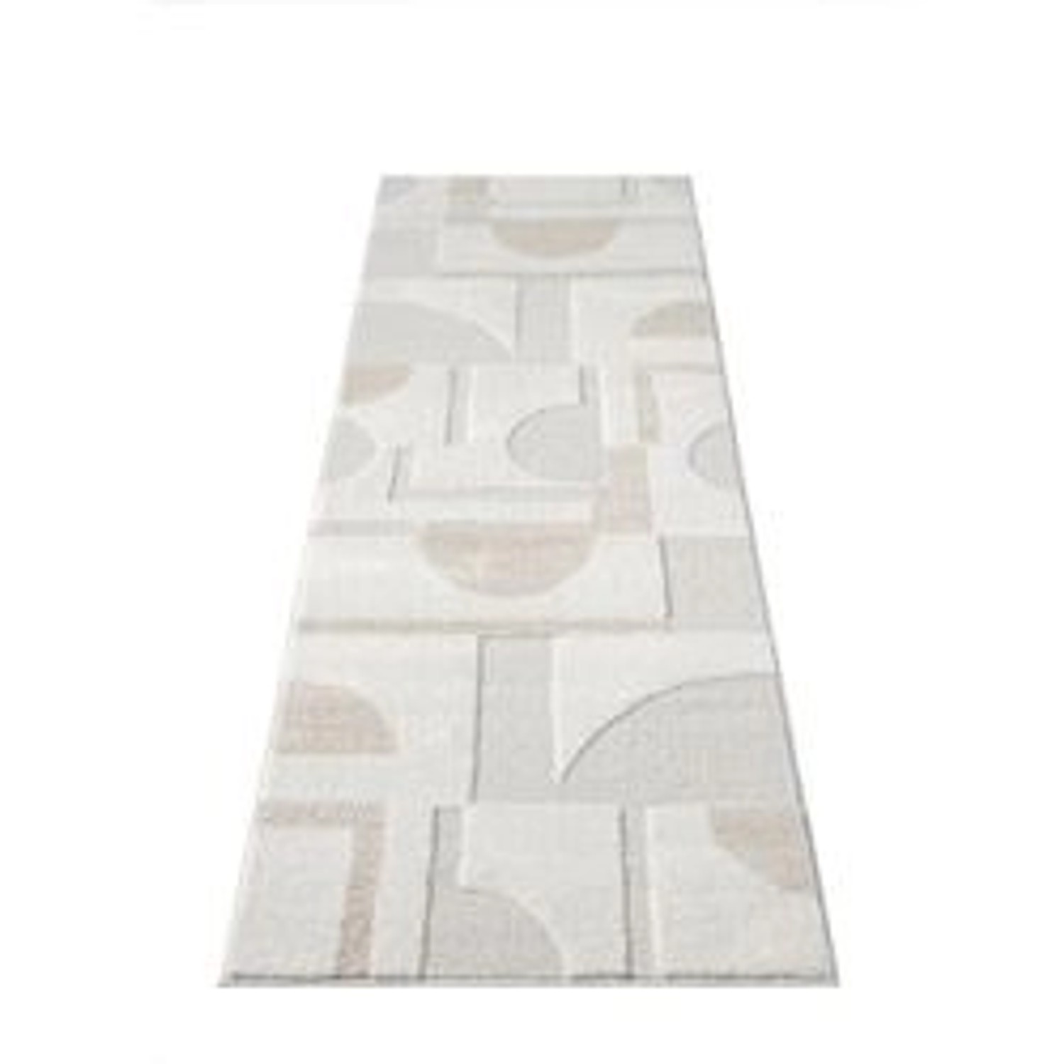 payé Teppich Ello 9992 Boho Flachflor 80x300 cm Cream günstig online kaufen