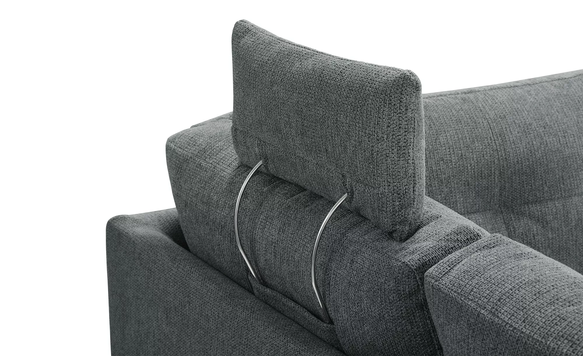 bobb Ecksofa  Lindsay ¦ grau ¦ Maße (cm): B: 225 H: 91 T: 255.0 Polstermöbe günstig online kaufen