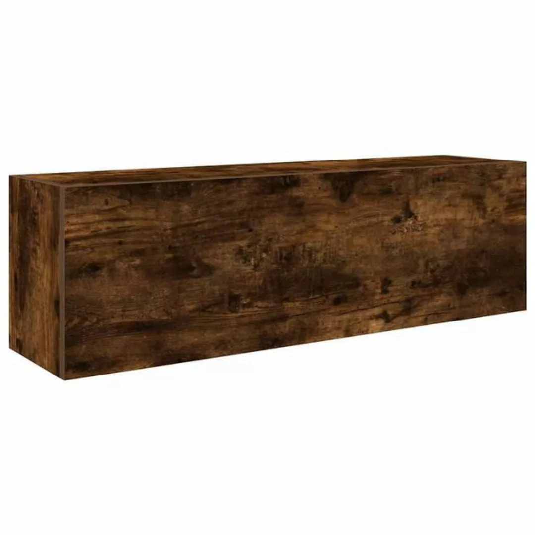 vidaXL Badezimmerspiegelschrank Bad-Wandschrank Räuchereiche 100x25x30 cm H günstig online kaufen