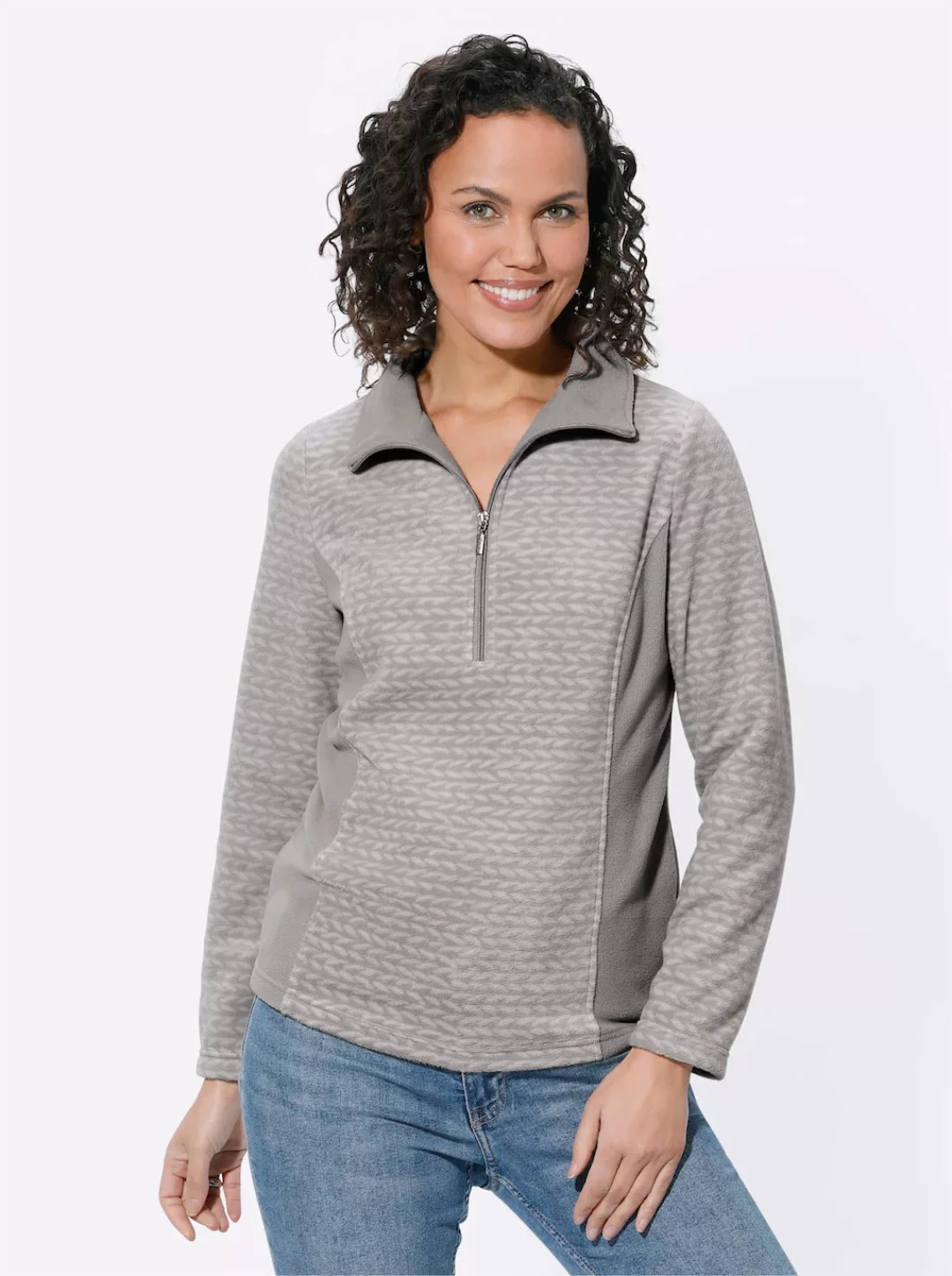 Casual Looks Fleeceshirt "Fleece-Shirt", (1 tlg.) günstig online kaufen