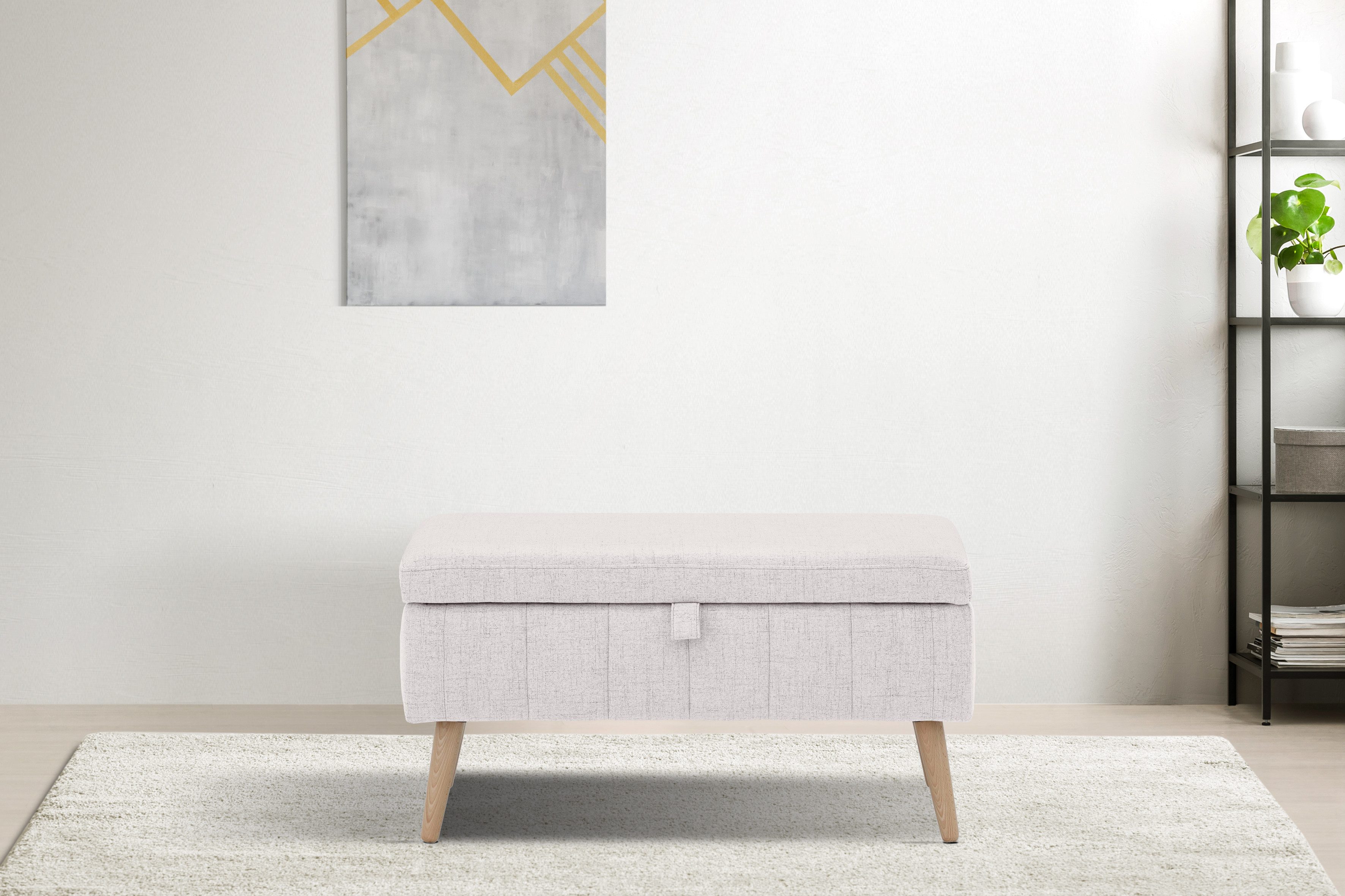 INOSIGN Truhenbank "AMIRA Sitzbank mit Stauraum, Maße B/T/H: 81/36/43 cm", günstig online kaufen