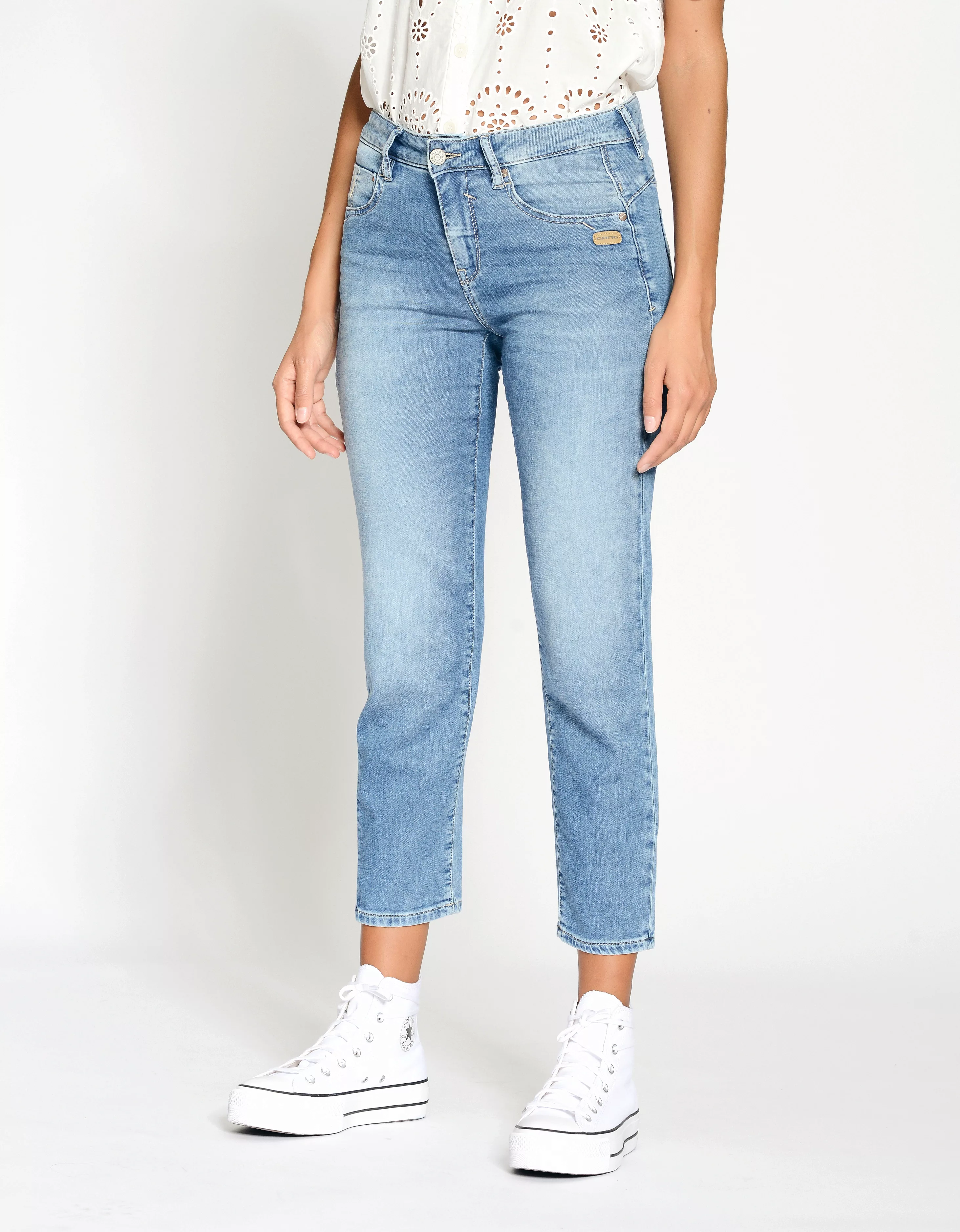 GANG Straight-Jeans "94RUBINA", aus besonders weicher Denim Qualität günstig online kaufen