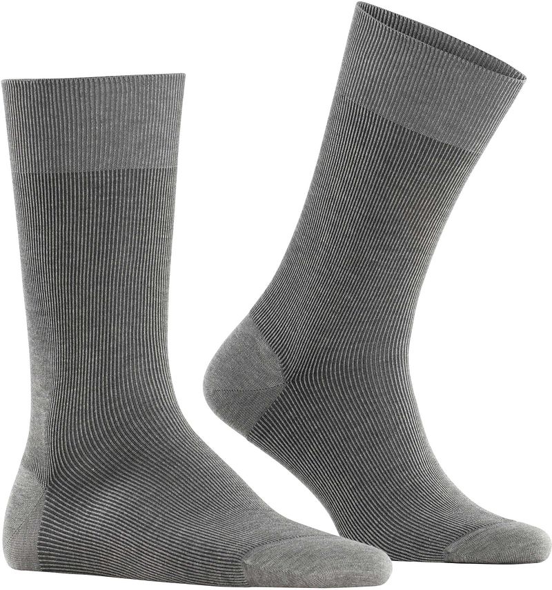 Falke Socke Fine Shadow Anthrazit - Größe 39-40 günstig online kaufen