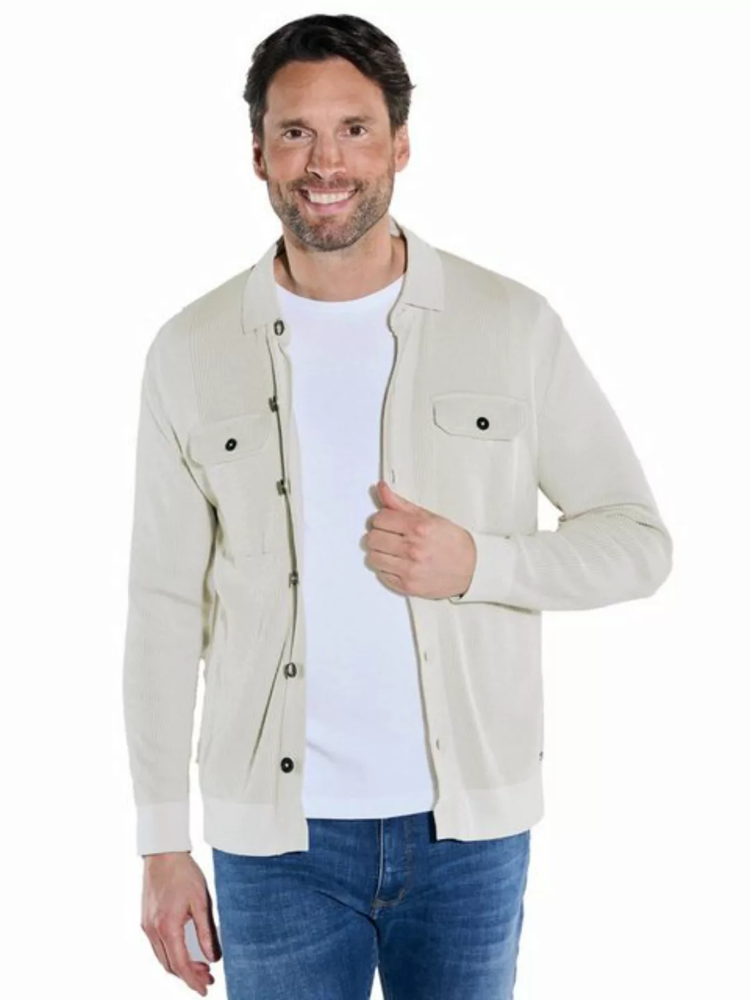 Engbers Cardigan Overshirt regular günstig online kaufen