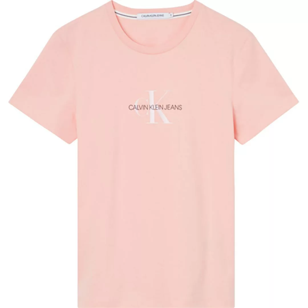 Calvin Klein Jeans Mid Scale Monogram Kurzärmeliges T-shirt M Blossom günstig online kaufen