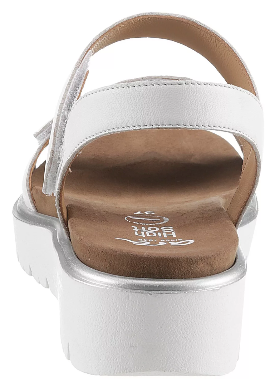 Ara Sandalette "BILBAO", Sommerschuh, Sandale, Keilabsatz, Klett, Weite G ( günstig online kaufen