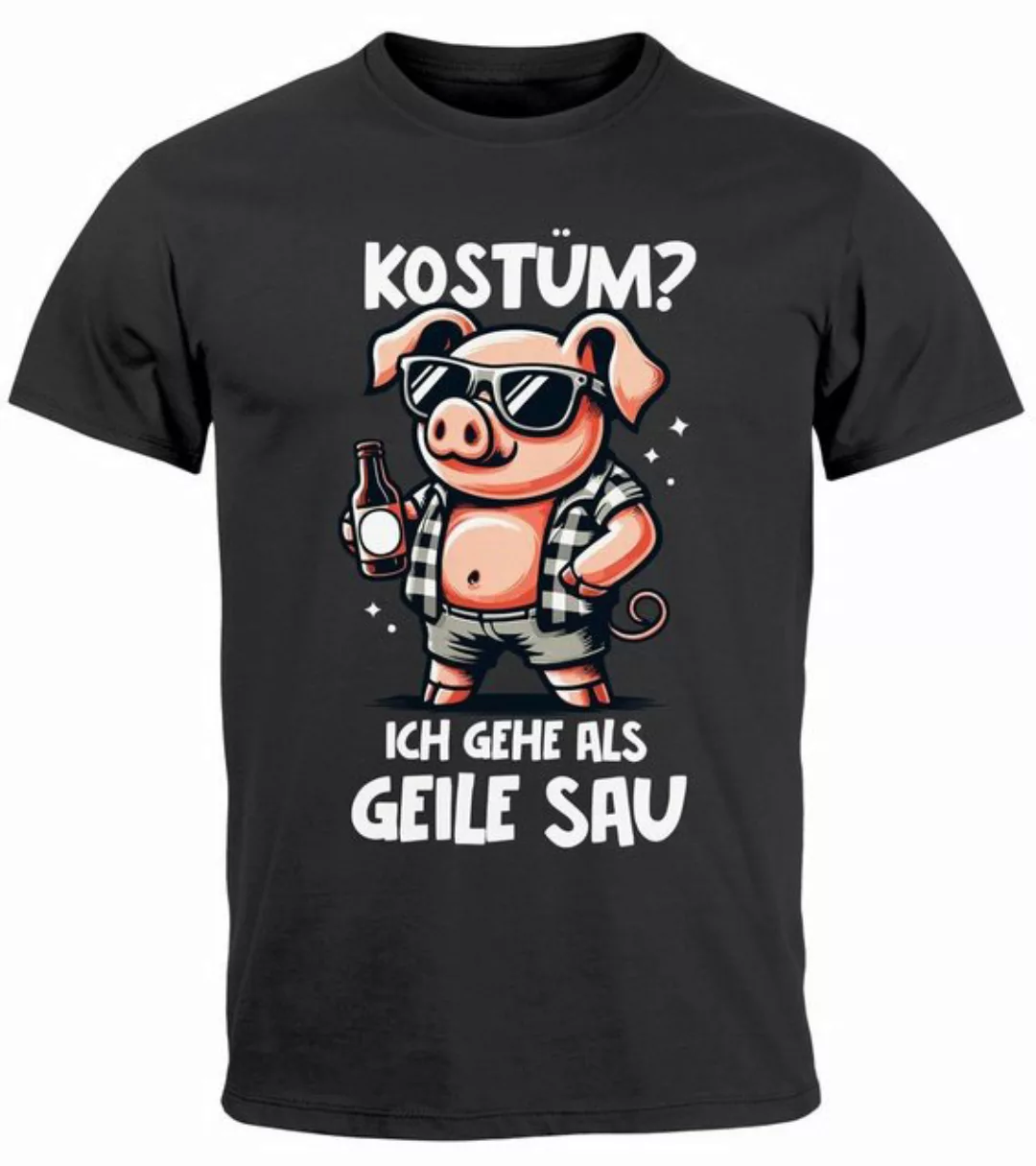 MoonWorks Print-Shirt Herren T-Shirt Fasching Karneval Kostüm-Ersatz Verkle günstig online kaufen