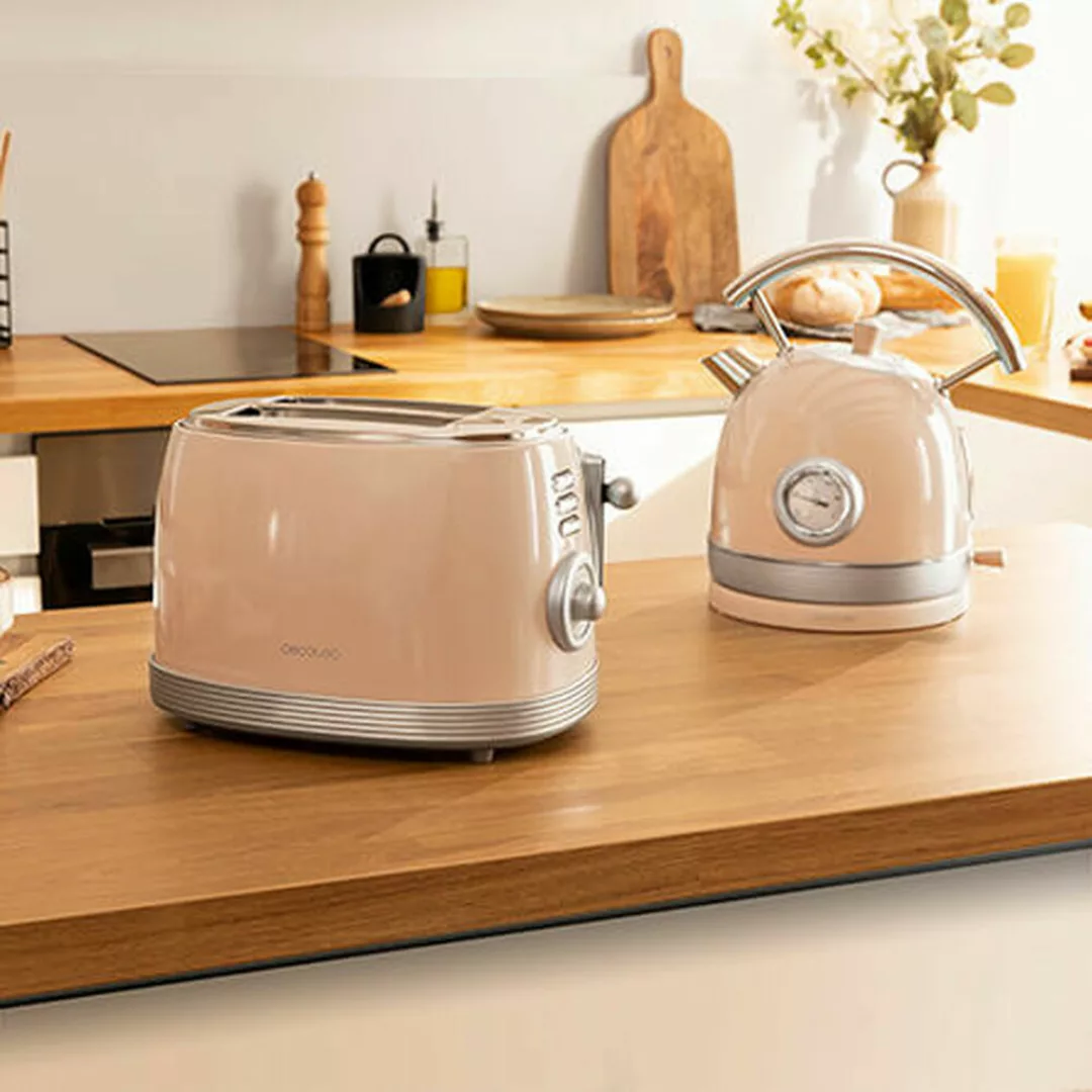 Toaster Cecotec Vintage Beige 850 W günstig online kaufen