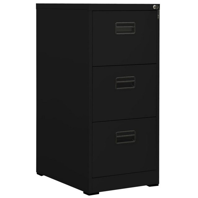 Vidaxl Aktenschrank Schwarz 46x62x102,5 Cm Stahl günstig online kaufen