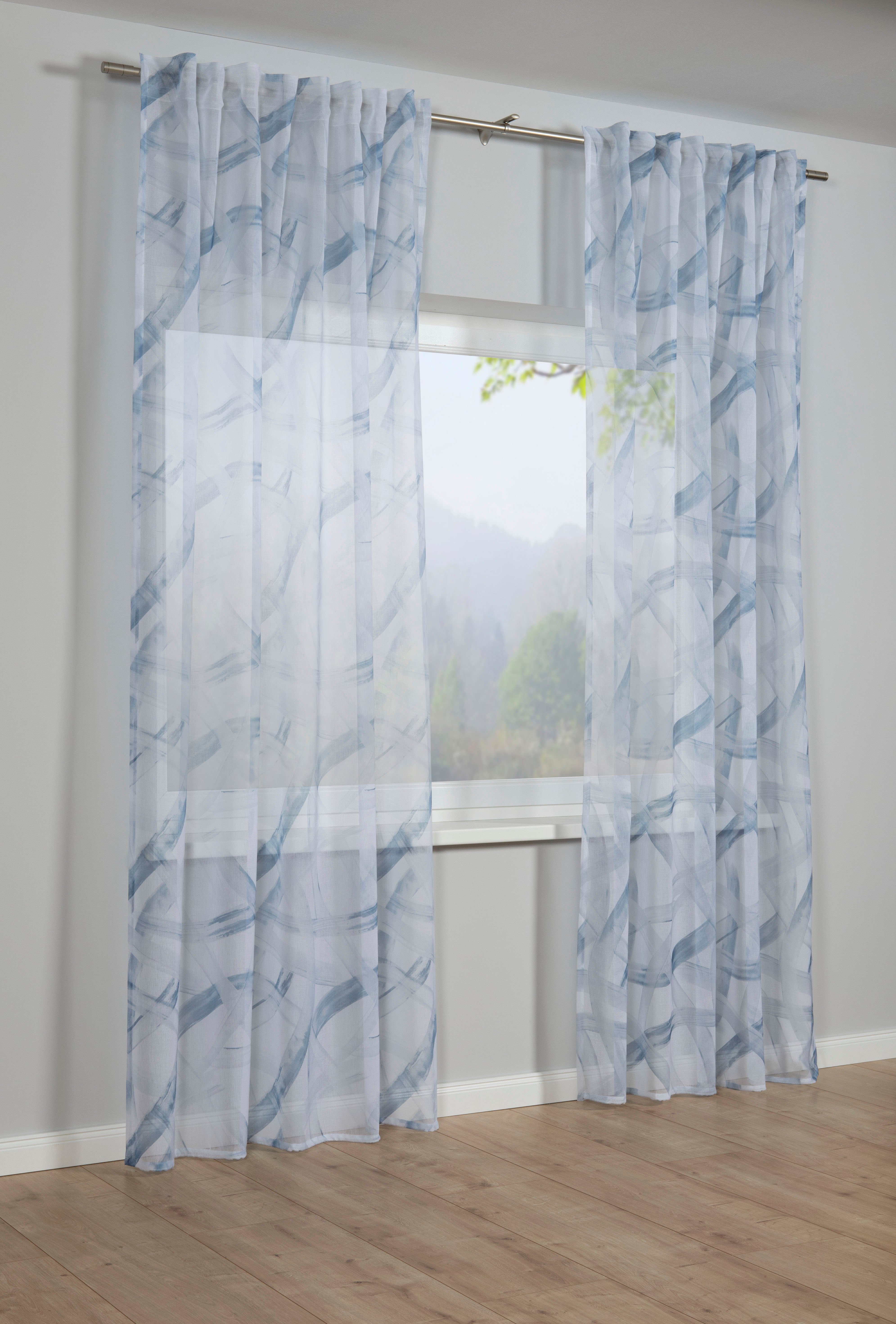 GARDINIA Gardine Schal mit Gardinenband Dolly günstig online kaufen