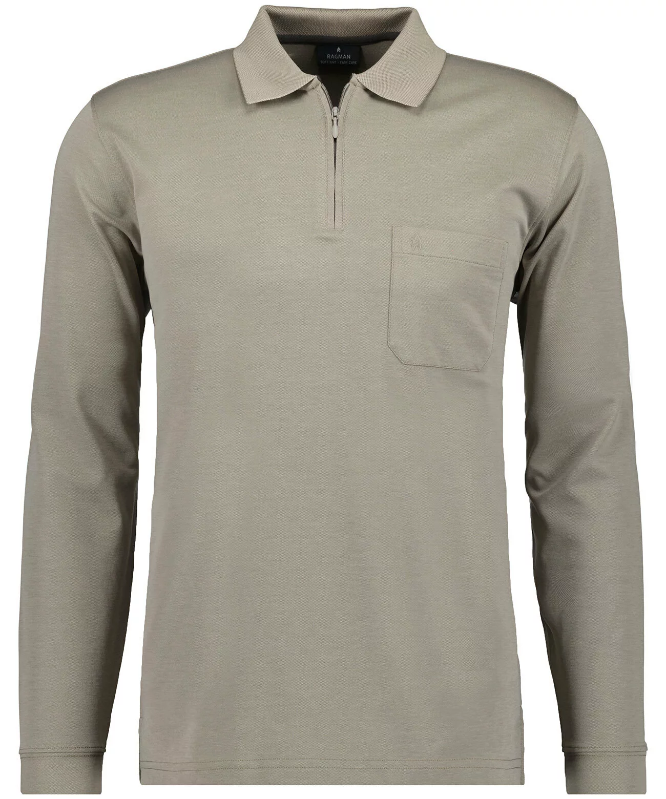 RAGMAN Poloshirt Poloshirt Langarmshirt mit Polokragen (1-tlg) günstig online kaufen