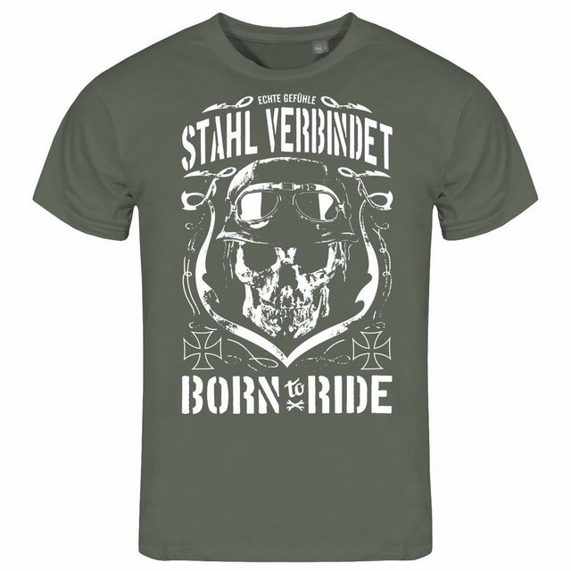 deinshirt Print-Shirt Herren T-Shirt Stahl verbindet Funshirt mit Motiv günstig online kaufen