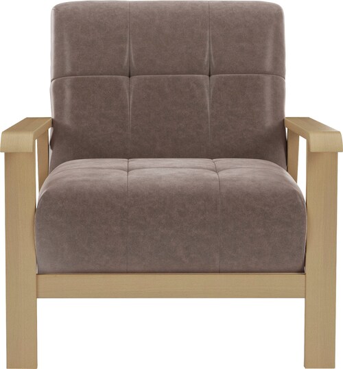 sit&more Sessel "Billund", Armlehnen aus eichefarbigem Buchenholz, verschie günstig online kaufen