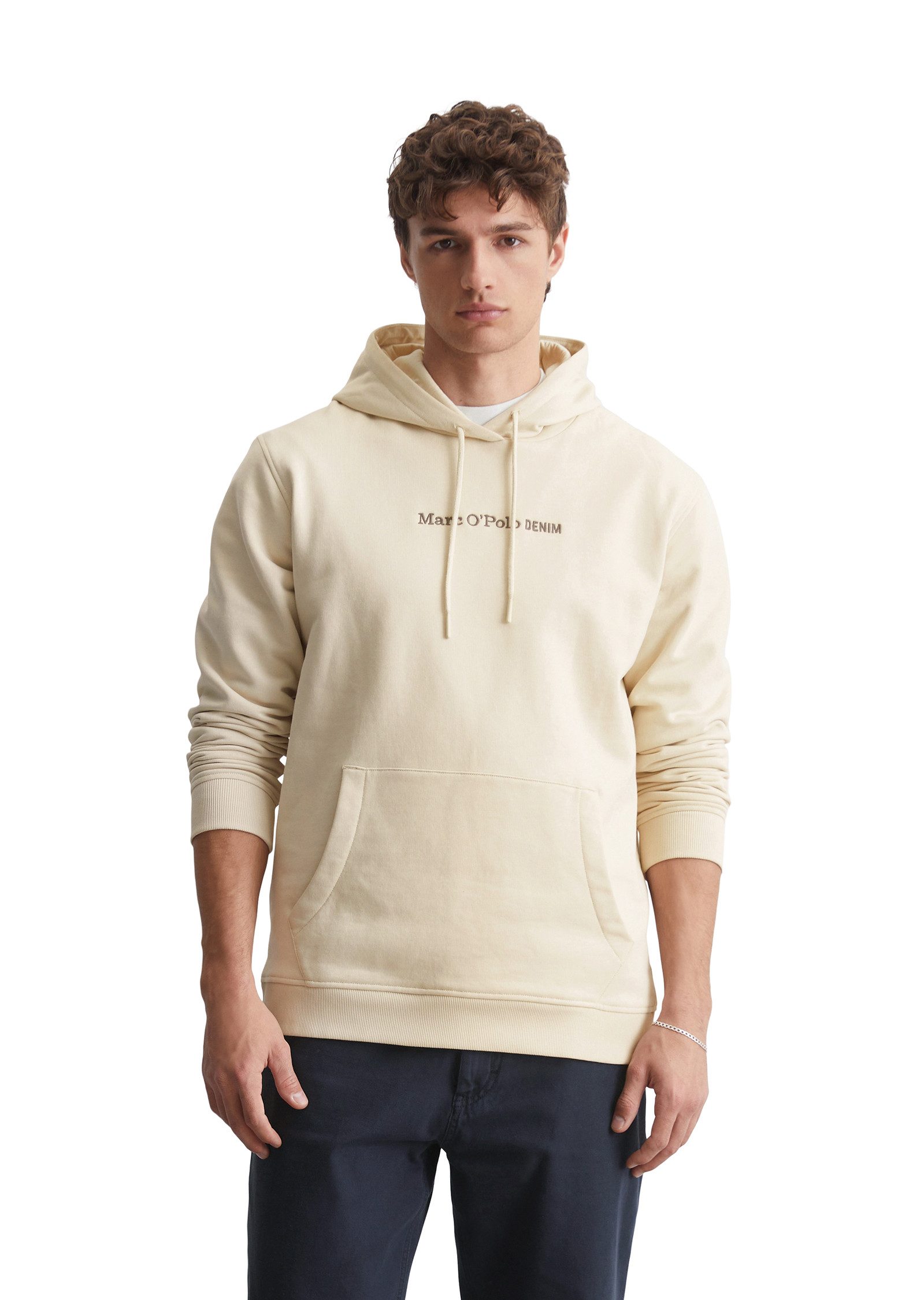 Marc O'Polo DENIM Hoodie mit kontrastfarbener günstig online kaufen