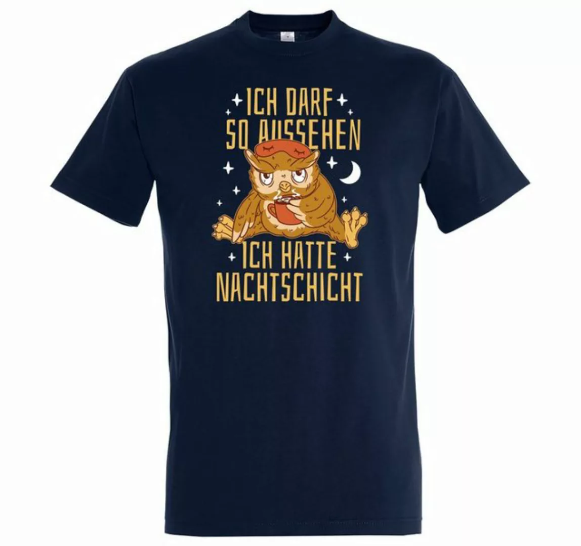 Youth Designz T-Shirt NACHTSCHICHT Ich Darf So Aussehen Herren T-Shirt mit günstig online kaufen