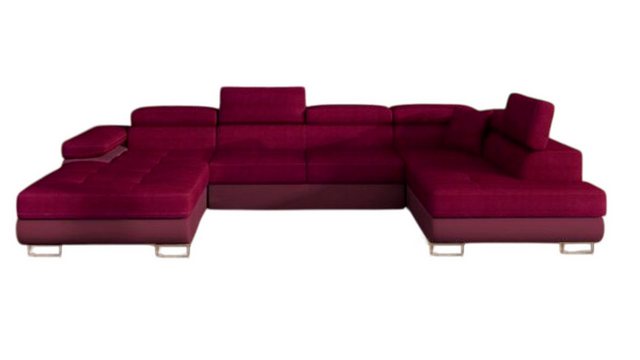 Xlmoebel Ecksofa Stoff U-Form Sofa Wohnlandschaft Eckcouch Garnitur Moderne günstig online kaufen