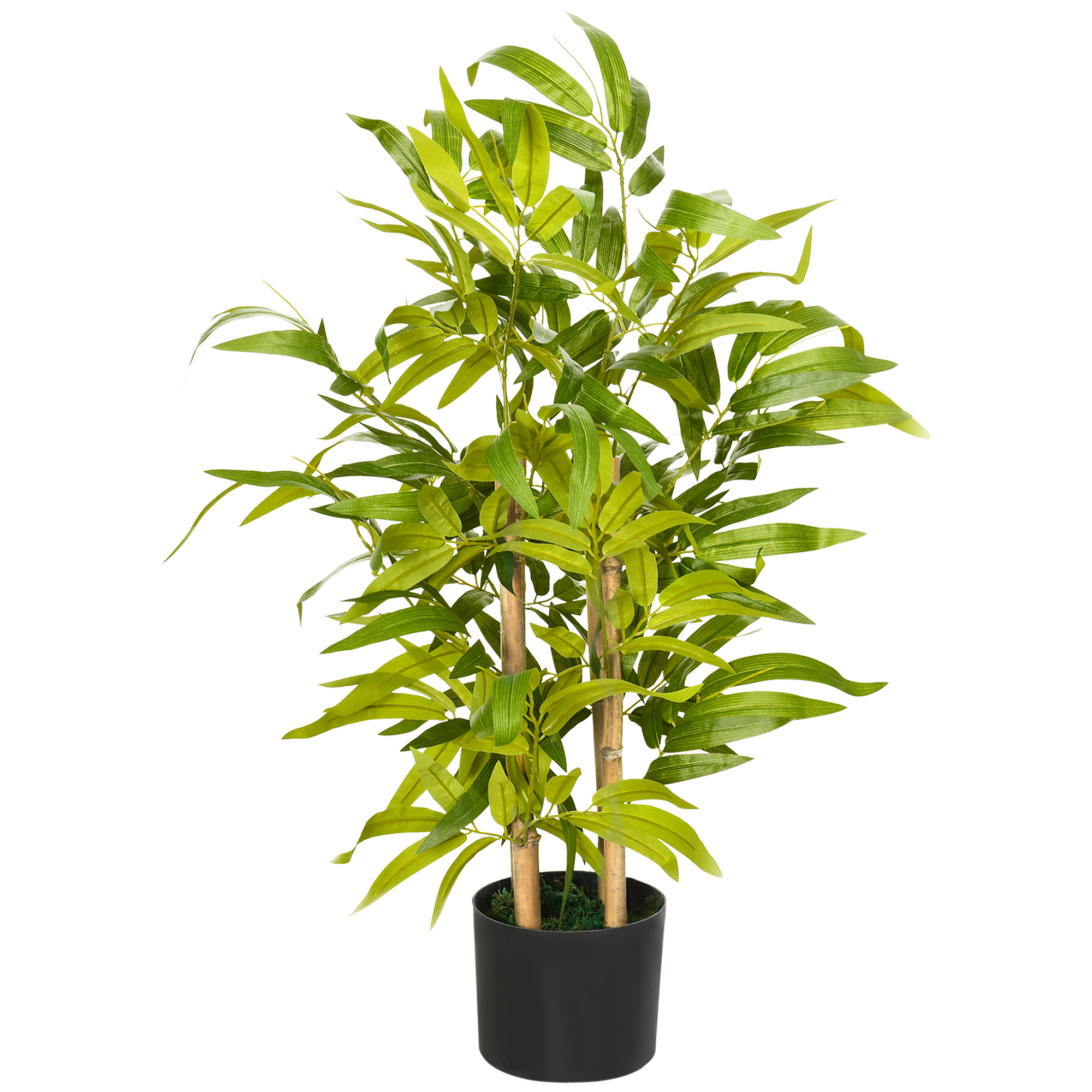 HOMCOM Künstlicher Bambus Dekorative künstliche Pflanzen Höhe 60 cm - Stamm günstig online kaufen