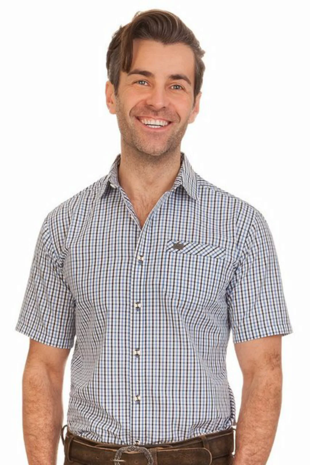 Spieth & Wensky Trachtenhemd Trachtenhemd - KANU - rot, blau günstig online kaufen
