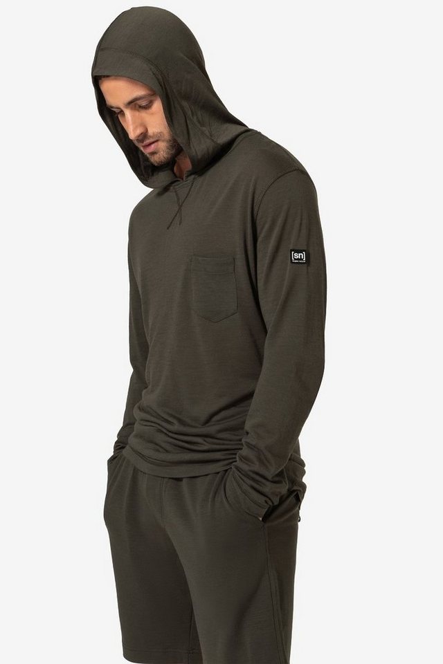 SUPER.NATURAL Hoodie Merino Hoodie M SUMMER HOODIE bequemer Merino-Material günstig online kaufen