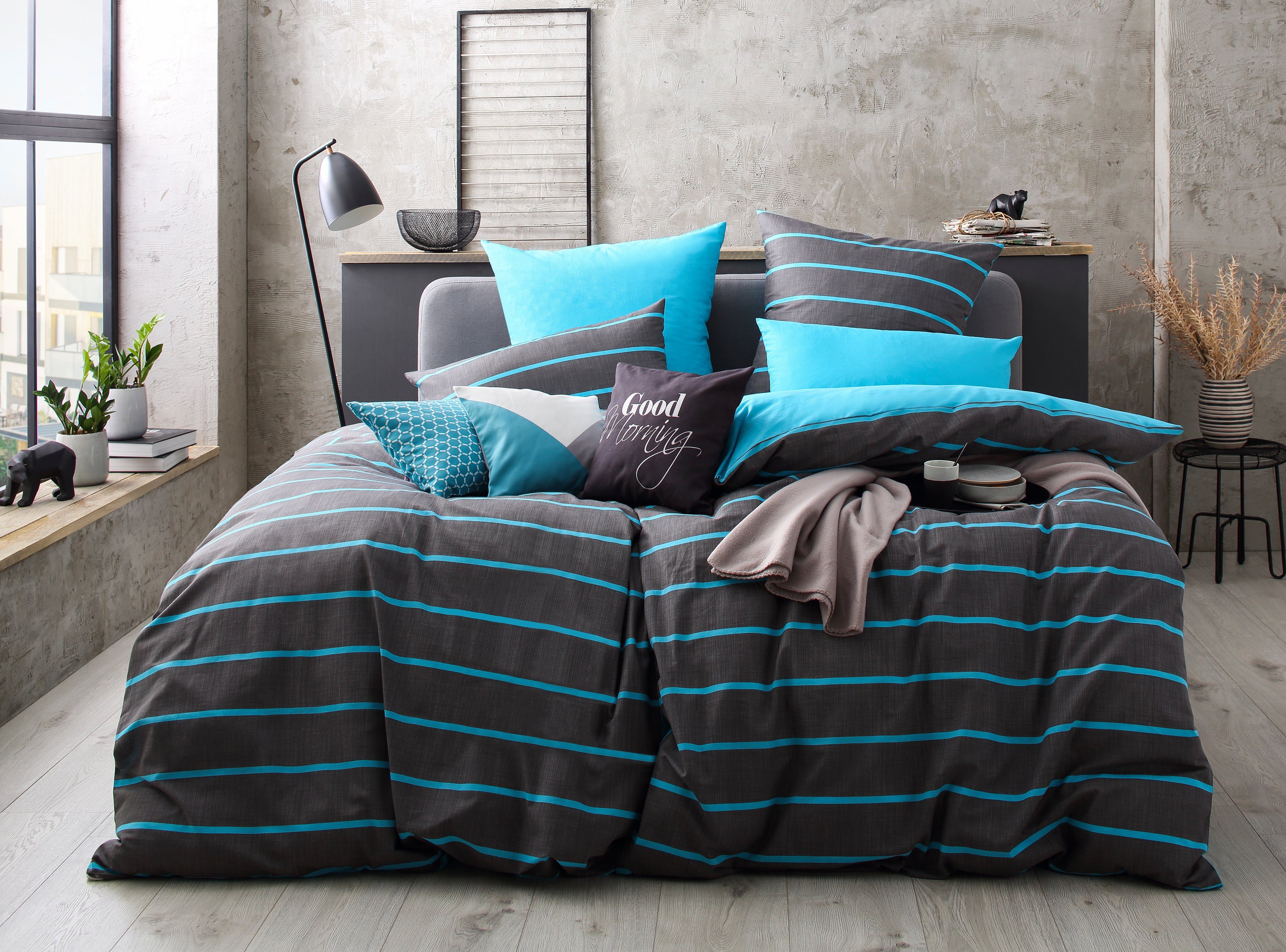 my home Bettwäsche Katja, Linon, 2 günstig online kaufen