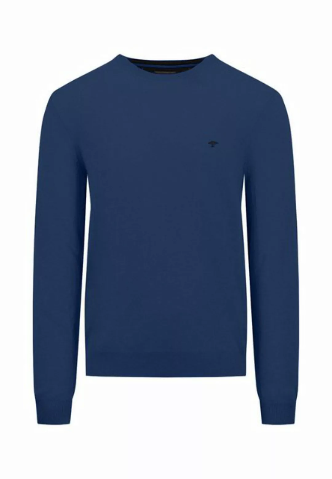 FYNCH-HATTON Strickpullover Fynch-Hatton Herren Pullover Wolle - dunkelblau günstig online kaufen