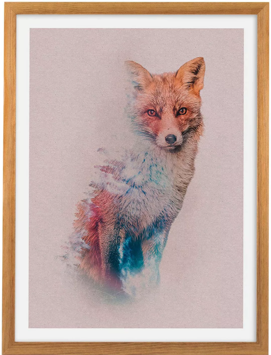 Komar Bild mit Rahmen »Animal Forest«, maschinell günstig online kaufen