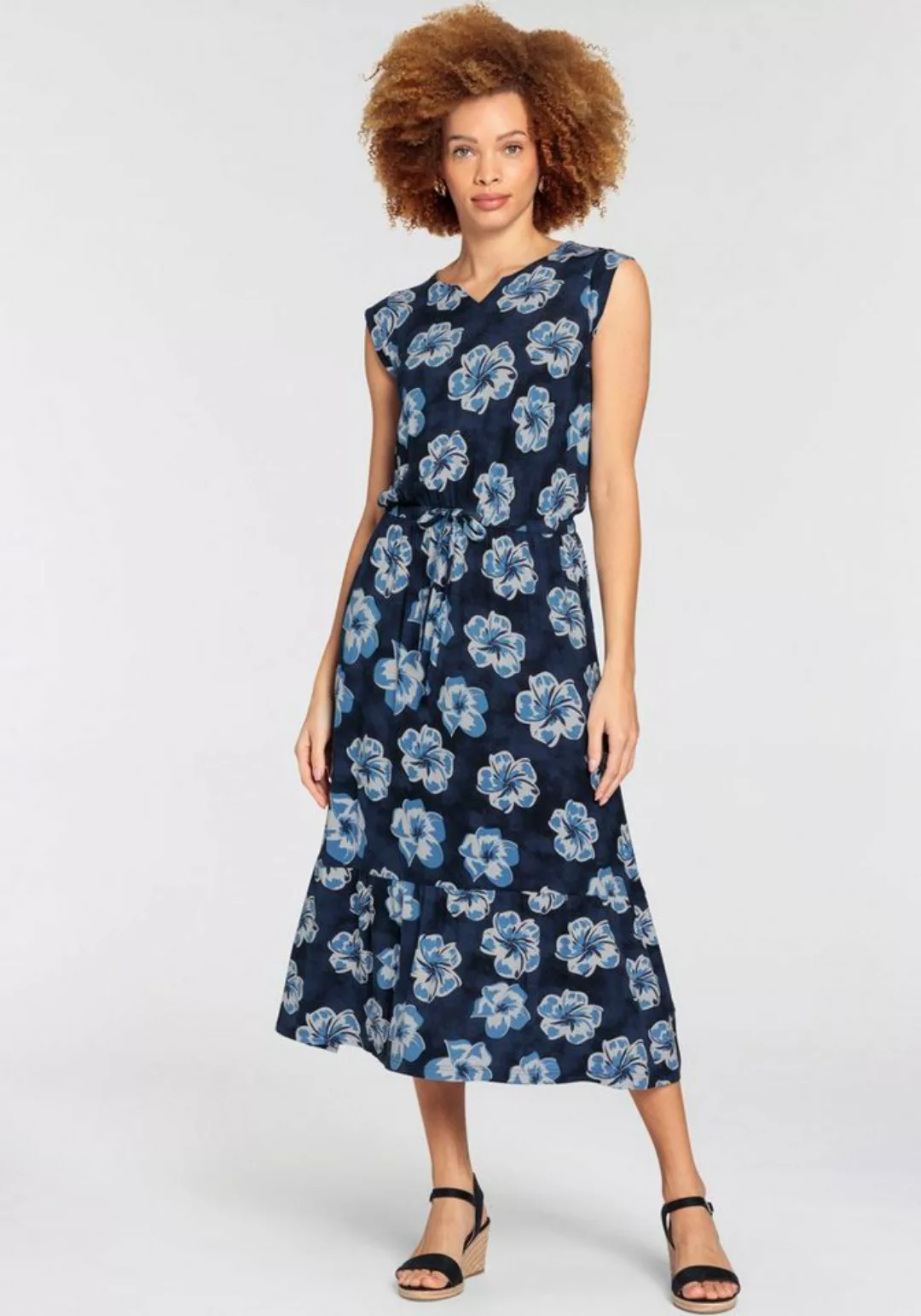 Boysen's Maxikleid mit maritimen Floral-Alloverdruck - NEUE KOLLEKTION günstig online kaufen