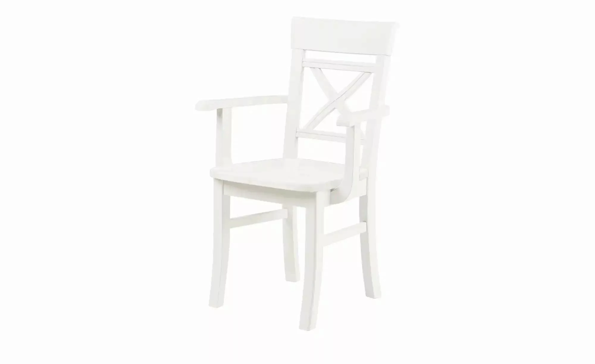 maison bleue Holzstuhl  Florian ¦ weiß ¦ Maße (cm): B: 61 H: 94 T: 43.0 Stü günstig online kaufen