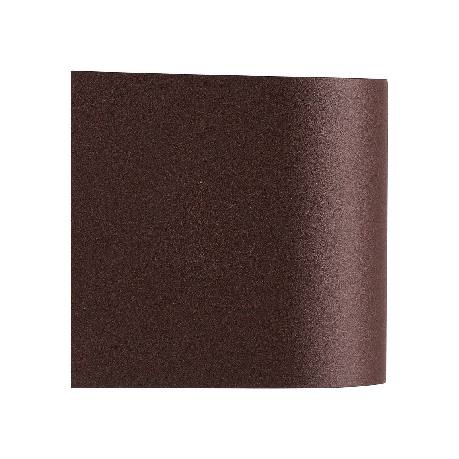 Außenwandleuchte Dion Single, rost, GU10, Aluminium, IP44 günstig online kaufen