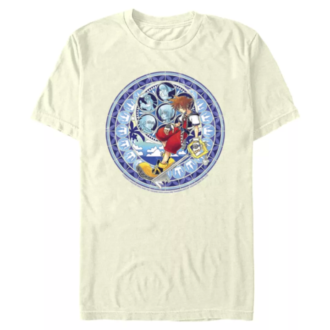 Disney - Kingdom Hearts - Sora Stained Glass - Männer T-Shirt günstig online kaufen