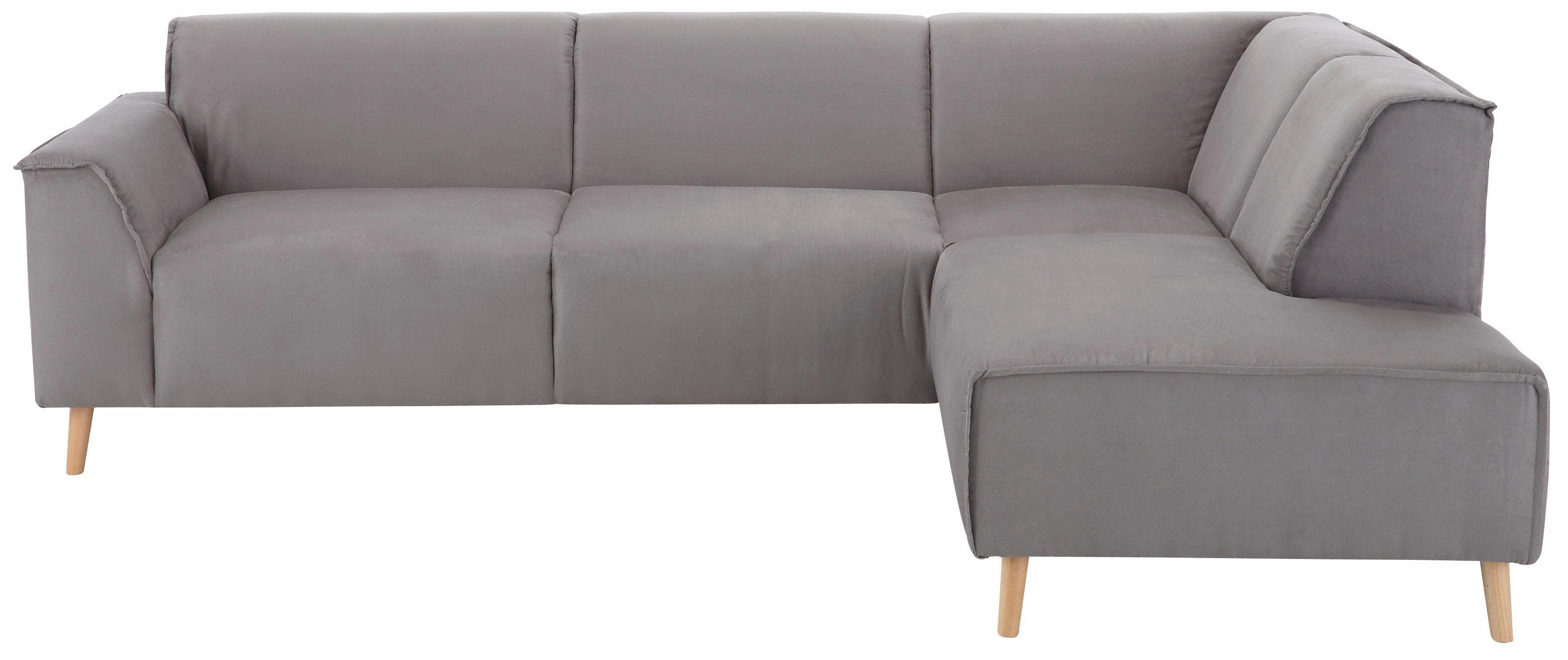 Home affaire Ecksofa "Julia zeitlose und elegante Couch, hoher Sitzkomfort, günstig online kaufen