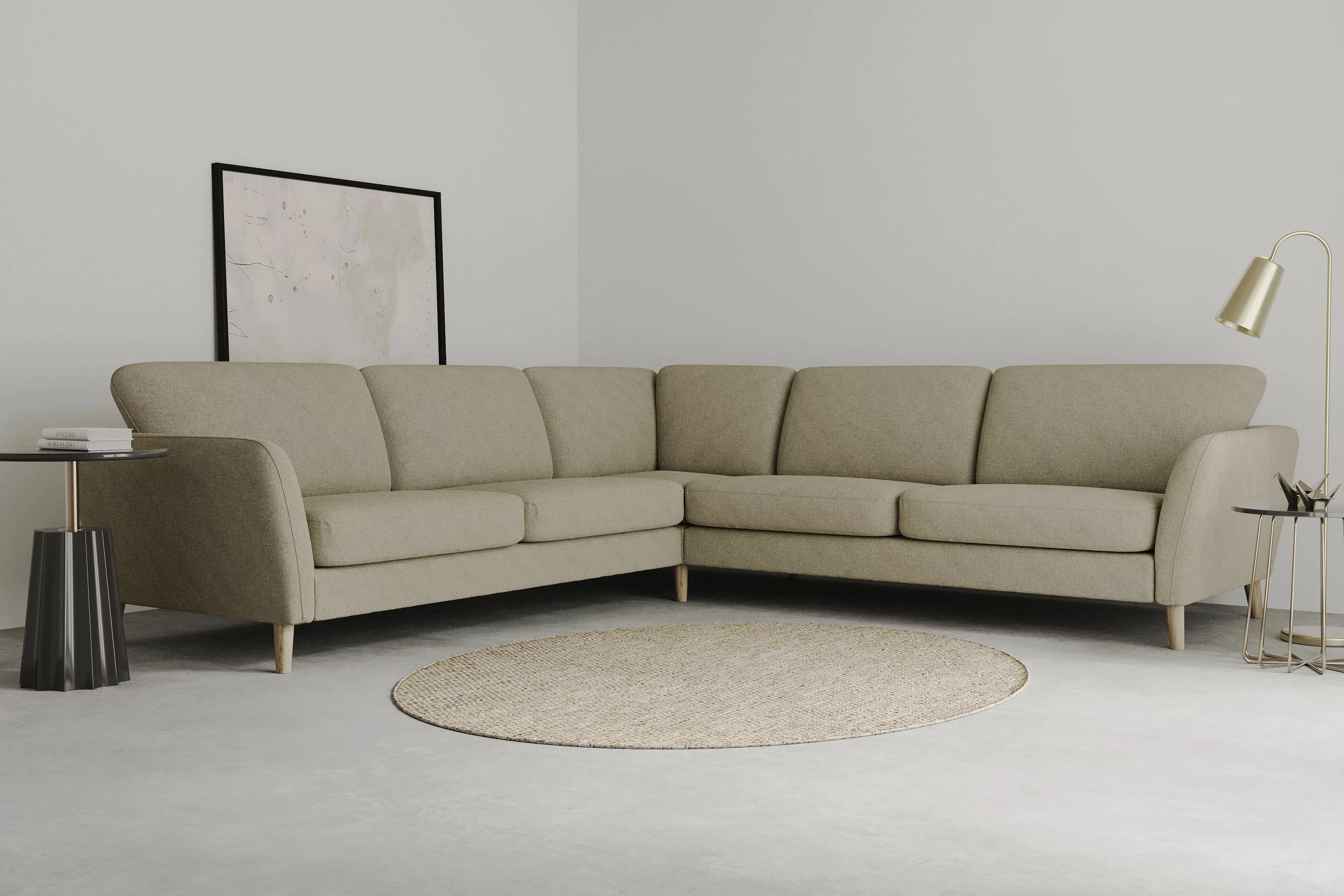 Home affaire Ecksofa »MARSEILLE 278/278 cm, L-Form,«, gleichschenklig, aus günstig online kaufen