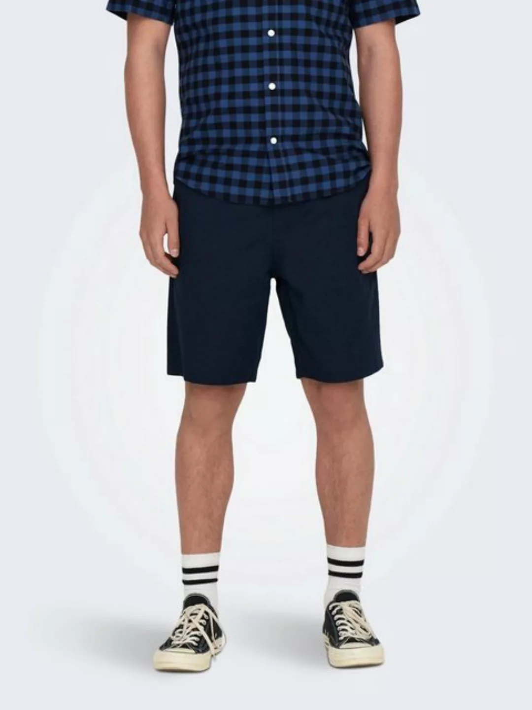 ONLY & SONS Chinoshorts Leichte Stoff Shorts Bermuda Hose ONSLINUS 5058 in günstig online kaufen