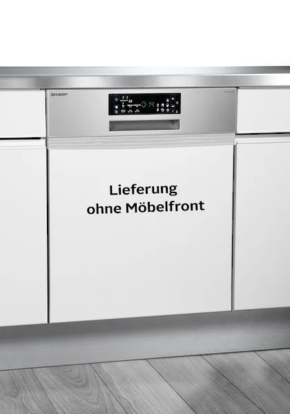 Sharp teilintegrierbarer Geschirrspüler »QW-NA25S44BI-DE«, 14 Maßgedecke günstig online kaufen