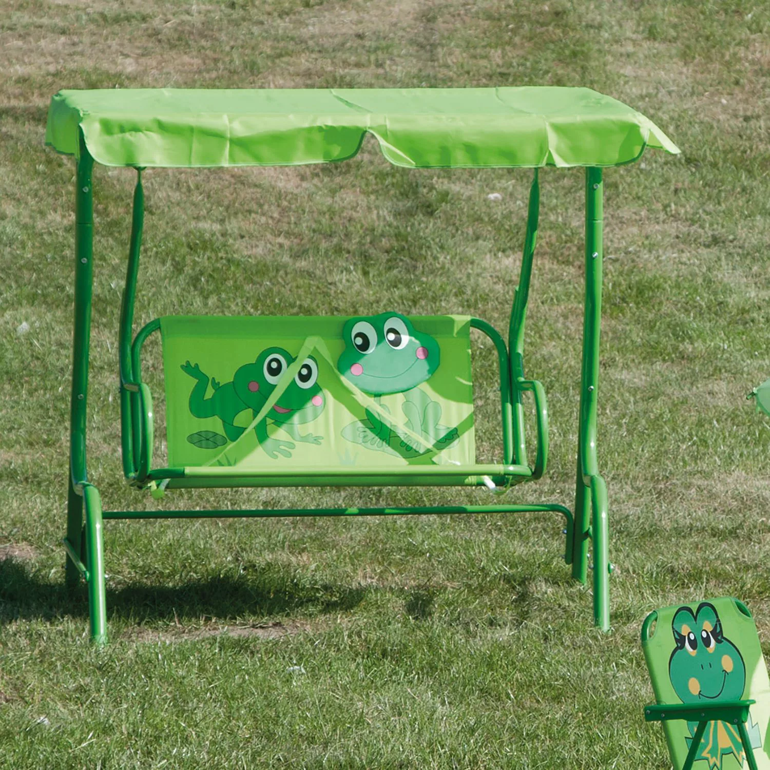 Siena Garden Kinder-Hollywoodschaukel Froggy Grün 75x115x118 cm günstig online kaufen