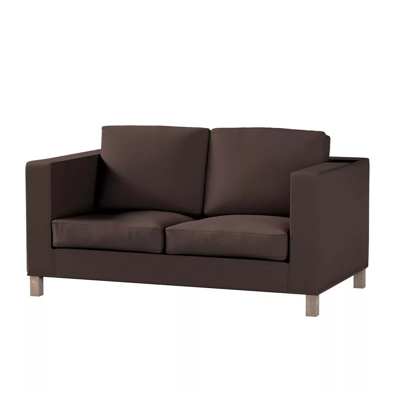 Bezug für Karlanda 2-Sitzer Sofa nicht ausklappbar, kurz, Kaffee, 60cm x 30 günstig online kaufen