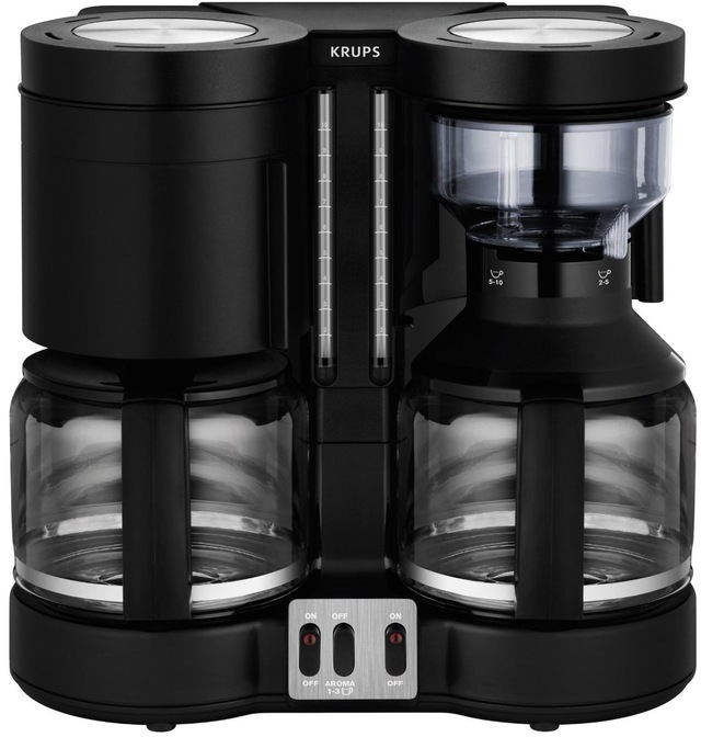 Krups Filterkaffeemaschine »KM8508 Duothek Plus«, 1 l Kaffeekanne, Papierfi günstig online kaufen