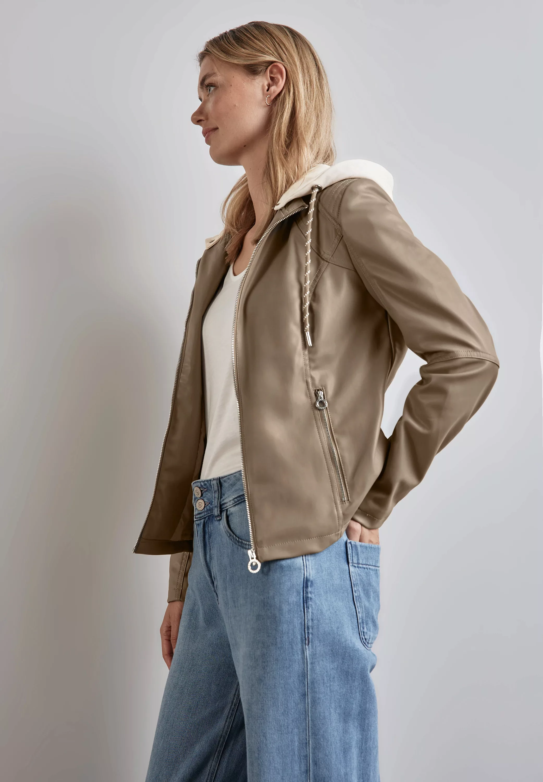 STREET ONE Jackenblazer in Leder-Optik günstig online kaufen