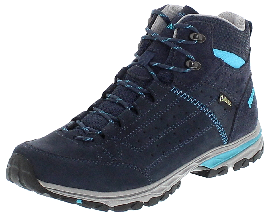 Meindl DURBAN LADY MID GTX Marine Petrol Damen Hikingschuhe Blau günstig online kaufen