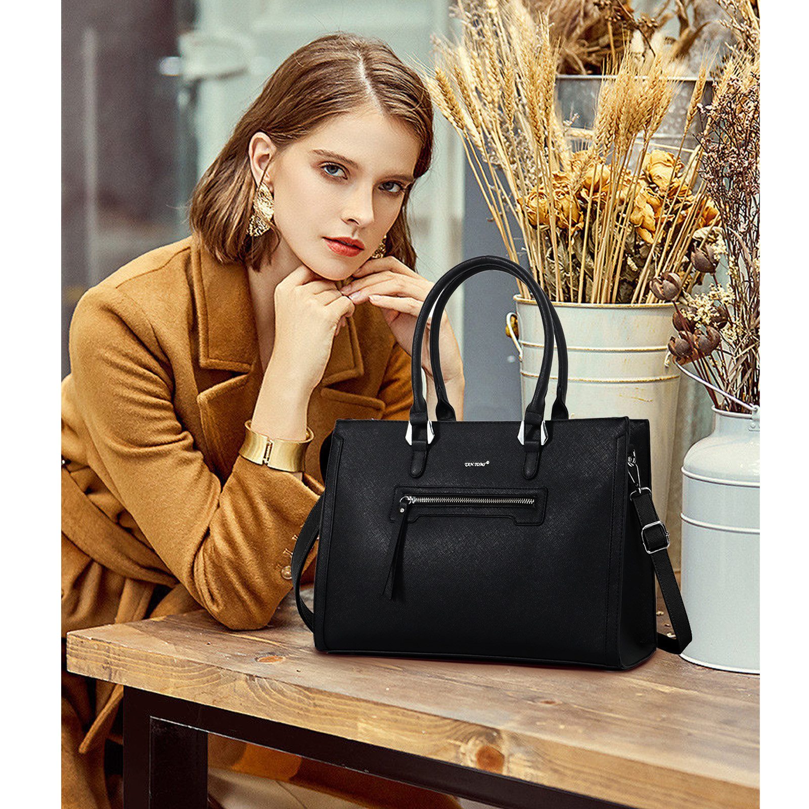 Fassiona Businesstasche Damen Handtasche Große Business günstig online kaufen
