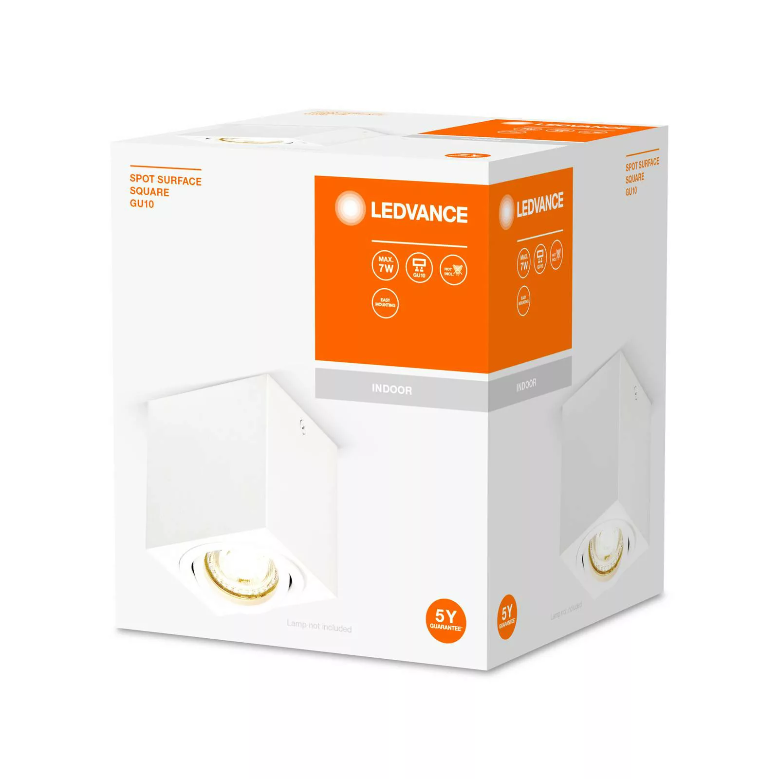 LEDVANCE Surface Square Deckenspot GU10 weiß günstig online kaufen
