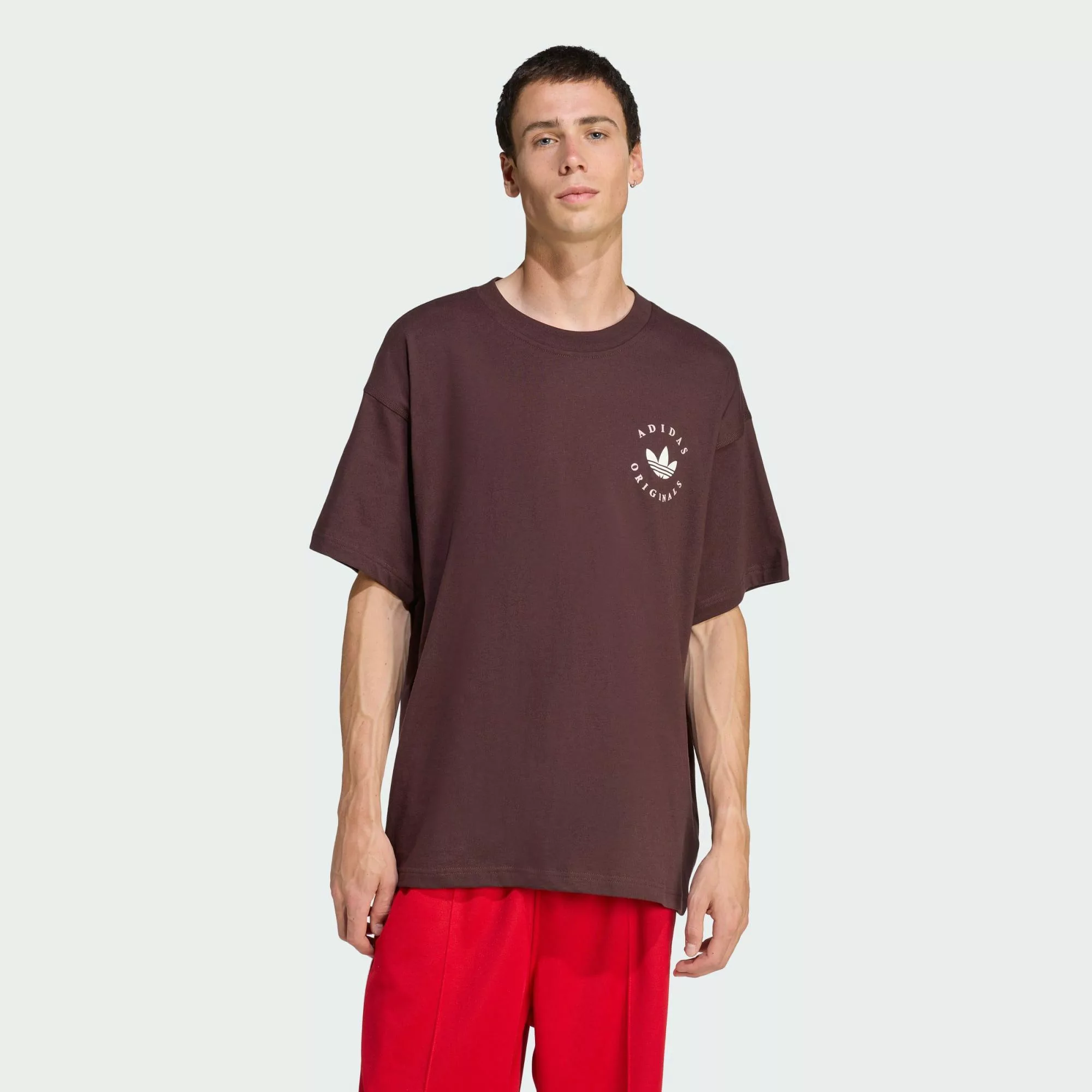 adidas Originals T-Shirt CURVED ADIDAS TREFOIL günstig online kaufen