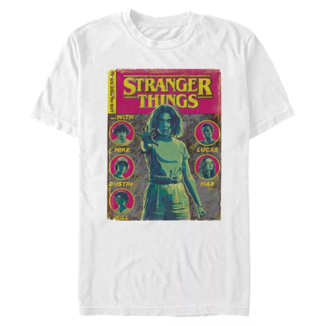 Netflix - Stranger Things - Gruppe Comic Cover - Männer T-Shirt günstig online kaufen